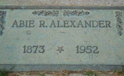 Abie Rhoda Alexander 