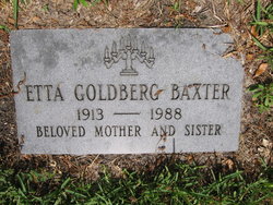 Etta <I>Jacobowitz</I> Baxter 