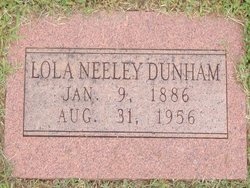 Lola <I>Neeley</I> Dunham 