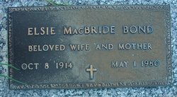 Elsie <I>MacBride</I> Bond 