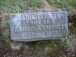 Maria Eliza <I>Gibbs</I> Brockett 