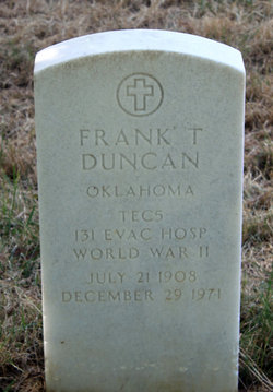 Frank T Duncan 