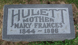 Mary Frances <I>Stephenson</I> Hulett 