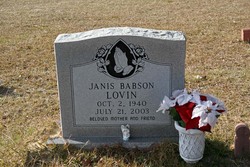 Janis Faye <I>Babson</I> Lovin 