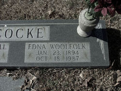 Edna <I>Woolfolk</I> Cocke 