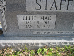 Ellie Mae <I>Shirley</I> Stafford 