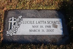 Lucile Lee <I>Latta</I> Schatz 