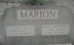 Mary Lou <I>Forrest</I> Marion 