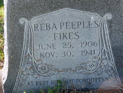 Reba <I>Peeples</I> Fikes 