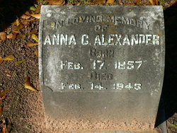 Anna <I>Cohen</I> Alexander 
