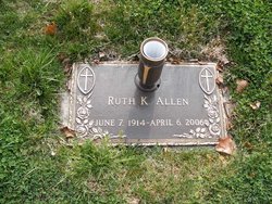 Ruth Katherine <I>Hill</I> Allen 