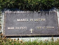 Mabel Helen <I>Miller</I> Luthi 