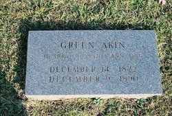 George Green Akin 