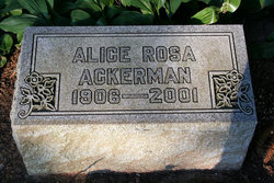 Alice Rosa Ackerman 