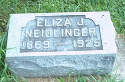 Elizabeth Jane “Eliza Jane” <I>Rife</I> Neidlinger 