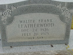 Walter Frank Leatherwood 