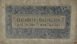 Elizabeth <I>Bailey</I> Billington 