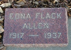 Edna May <I>Flack</I> Allen 