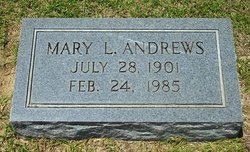Mary Maggie <I>Lewis</I> Andrews 