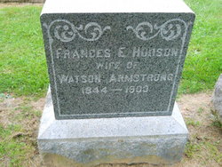 Frances E. <I>Hudson</I> Armstrong 