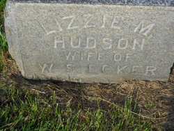 Lizzie M. <I>Hudson</I> Ecker 