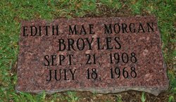 Edith Mae <I>Morgan</I> Broyles 