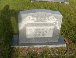 Amy Annette “Annie” <I>Cone</I> Mathers 