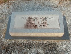 Mary <I>Beecher</I> Anderson 