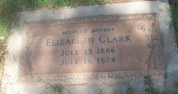 Elizabeth B. “Lizzie” <I>Sanders</I> Clark 