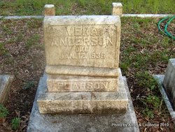 Vera <I>Anderson</I> Pearson 