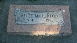 Alice Mariah <I>Bradley</I> Horton 