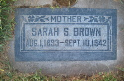 Sarah <I>Stoddard</I> Brown 