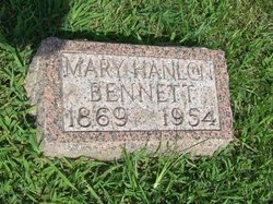 Mary <I>Hanlon</I> Bennett 