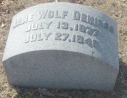 Jane <I>Wolf</I> Denison 
