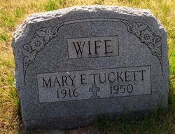 Mary E <I>Schuck</I> Tuckett 