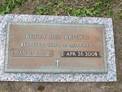 Betty Lee <I>Tosh</I> Brown 