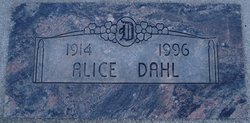 Alice “Dorothy” <I>Ivancovich</I> Dahl 