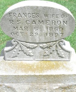 Frances <I>Pitt</I> Cameron 