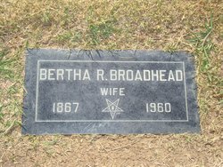 Bertha <I>Bissett</I> Broadhead 