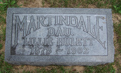 Lillie L <I>Hulett</I> Martindale 