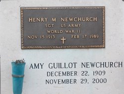 Amy <I>Guillot</I> Newchurch 