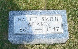 Hattie May <I>Smith</I> Adams 
