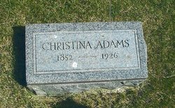 Christina <I>Smith</I> Adams 
