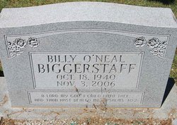 Billy O'Neal Biggerstaff 