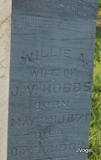 Willie A. <I>Morris</I> Hobbs 