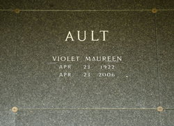 Violet Maureen <I>Lee</I> Ault 