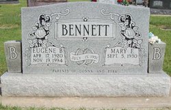 Eugene Burl “Gene” Bennett 