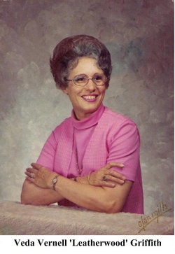 Veda Vernell “Nell” <I>Leatherwood</I> Griffith 