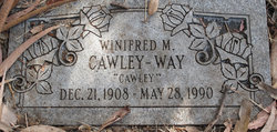 Winifred Mary “Cawley” Cawley-Way 