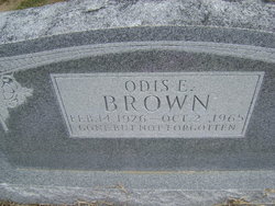 Odis Eugene Brown 